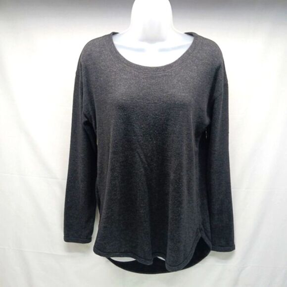 Felina Tunic Sweater Layering Lagen Lightweight Scoop Neck Gray Women's Medium - Picture 1 of 6